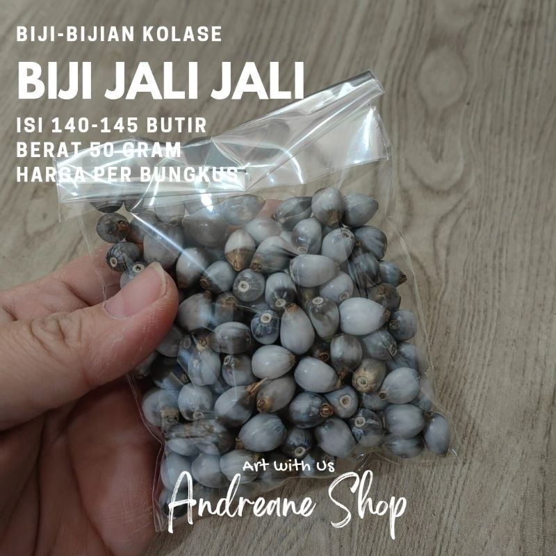 

Biji Jali-Jali (50gram) – Bahan Natural untuk Prakarya & Kolase