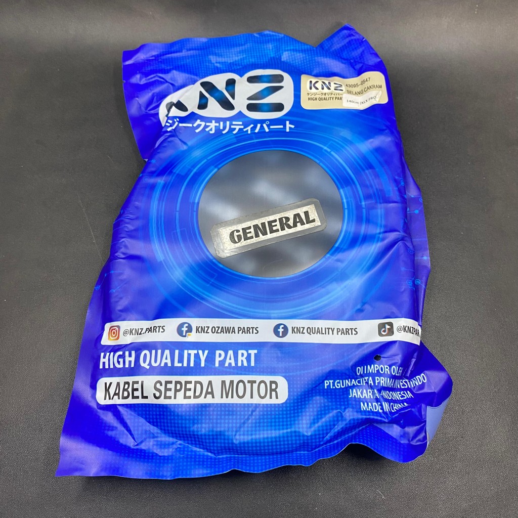 SELANG REM DEPAN KLX 150 KNZ 140 CM CAKRAM