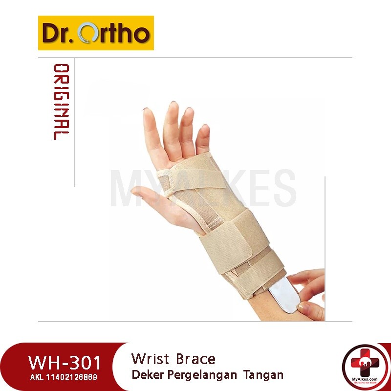 Deker Tangan / Wrist Brace Dr. Ortho WH-301 Terapi Carpal Tunnel Syndrome