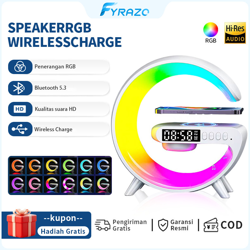 G63 Speaker Jam Bluetooth Portable Dan FM Radio Wireless Bass Mini Stereo Original LED Display Alarm