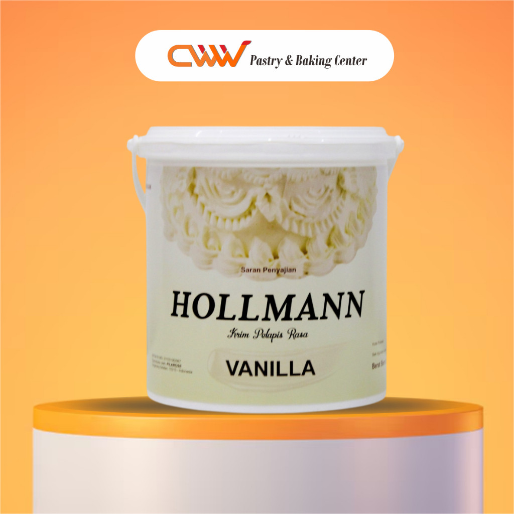 

Hollmann Buttercream 1kg Cream Dekorasi Kue Cake Tart UltahMurah
