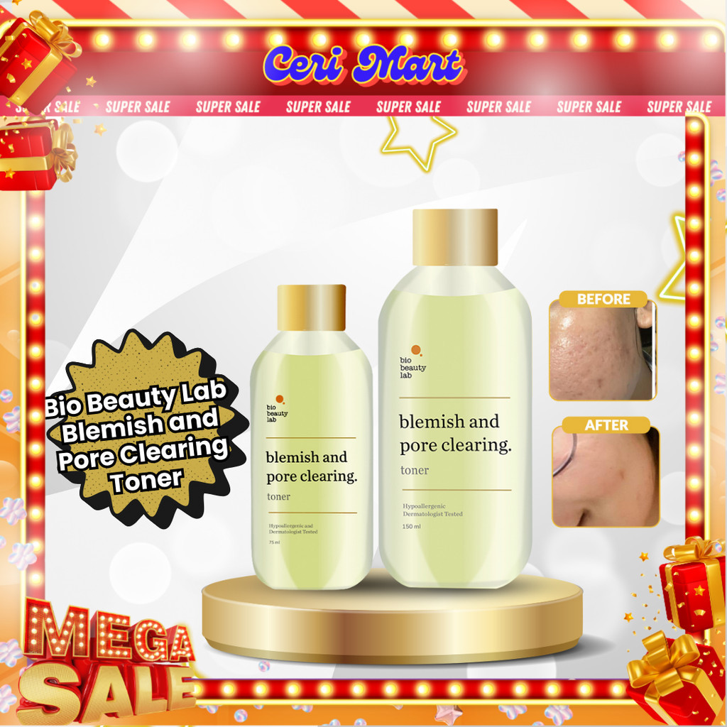 Bio Beauty Lab Blemish and Pore Clearing Toner 150ml & 75ml - Skincare Muka