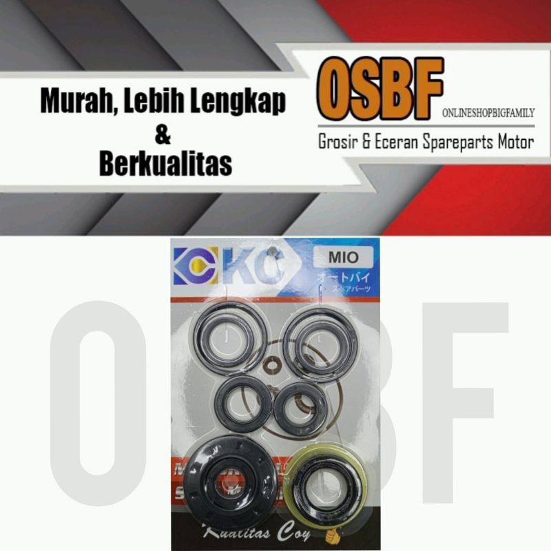 SEAL KIT MIO SPORTY, MIO SOUL (SEAL KOMPLIT MESIN MOTOR MIO SPORTY, MIO SOUL) (0001)