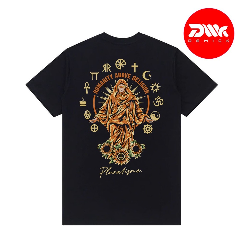 Kaos Pluralisme Agama Kaos Toleransi Cowo Unisex