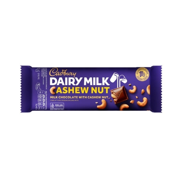 

CADBURY DAIRYMILK CASHEWNUT 57 GR