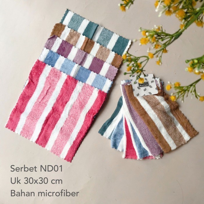 serbet handuk motif
