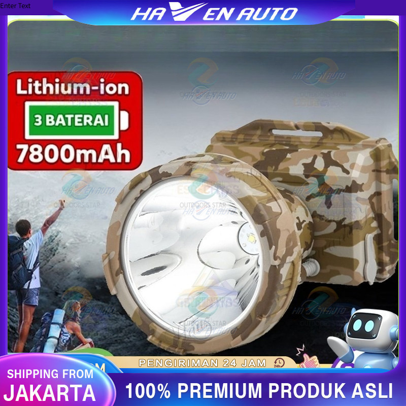 Senter Kepala Cas Dony Ms 309 Sobig 30 Watt 30w 30 w Qled Led t6 Murah Super Terang Murah Sintar Don