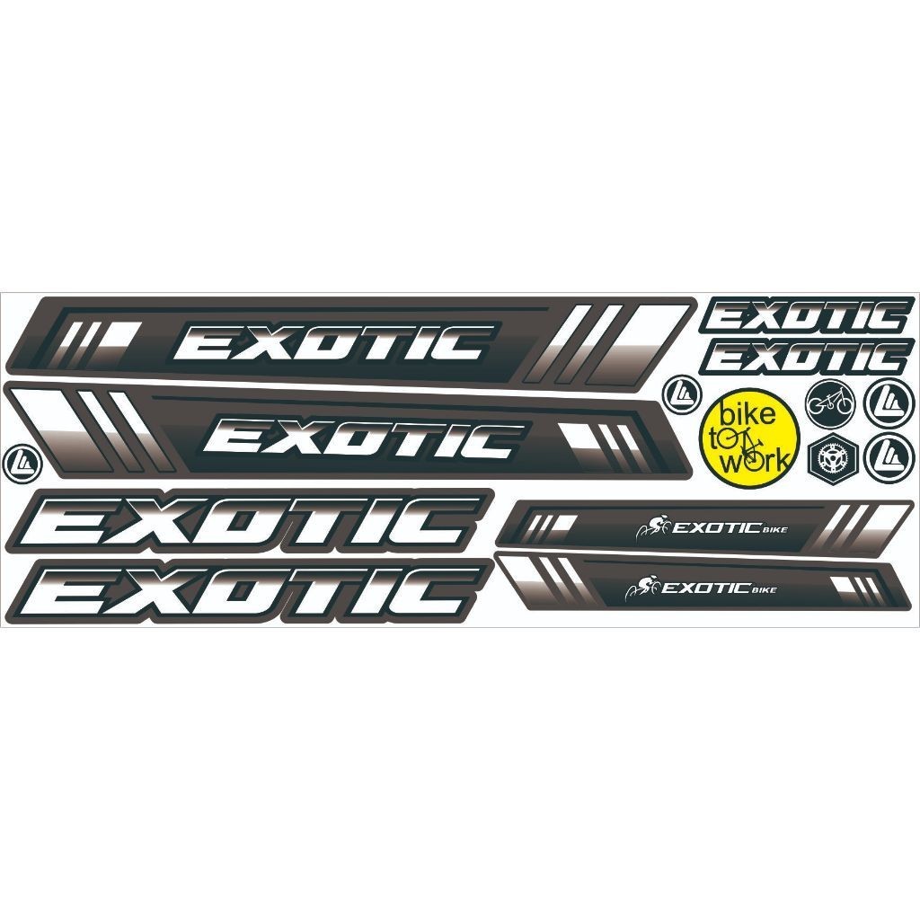 STIKER SEPEDA VARIASI / SETRIPING VIRAL STIKER BIKE STIKER EXOTIC VARIASI STIKER SEPEDAH EXOTIC MOTI