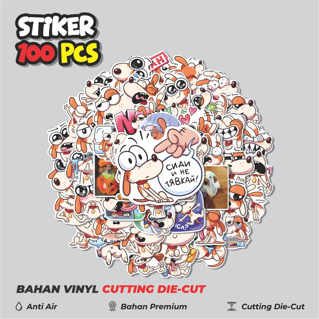 

Terbaru! 50 pcs Stiker Vk Otis Dekorasi Lucu Kreatif untuk Notebook, Skateboard, HP