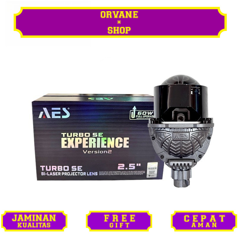 Bilens LED projector lens Bi led AES Turbo SE Experience 2.5 Inch TBS AES - Sepasang