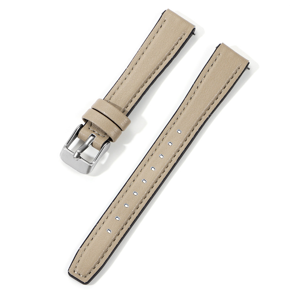 10mm 12mm Cow Leather Watch Strap Ultra-thin Wristbelt 14mm 16mm Slim Watch Band for SEIKO SSVW165 W