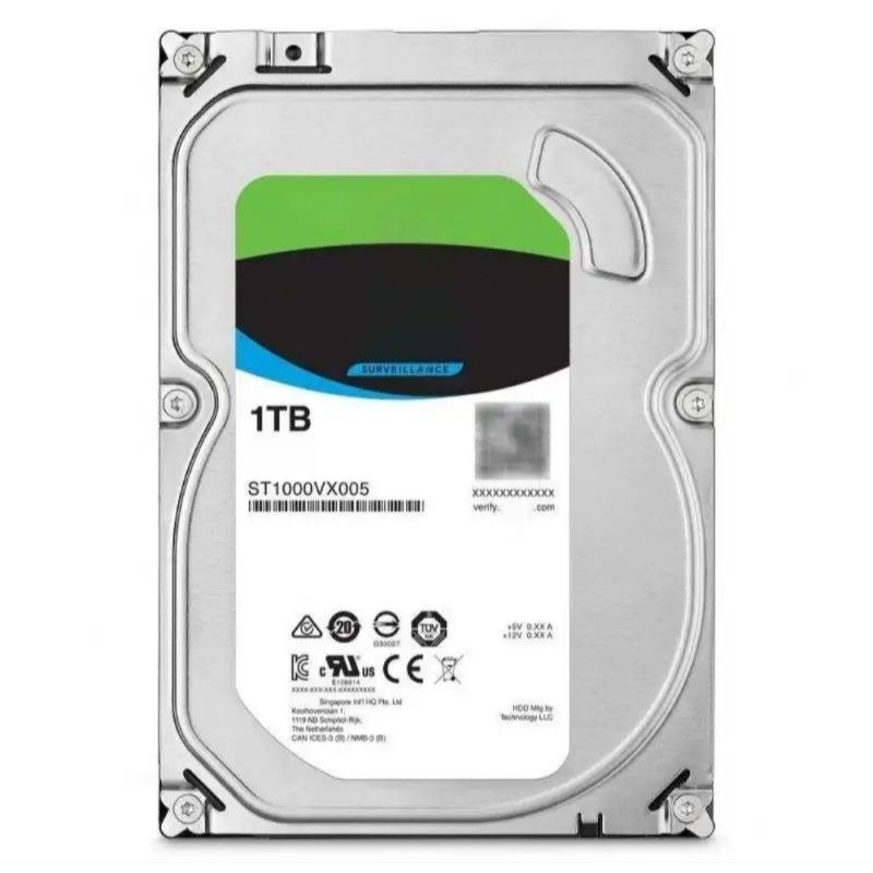 Harddisk 1TB Internal PC / CCTV Second