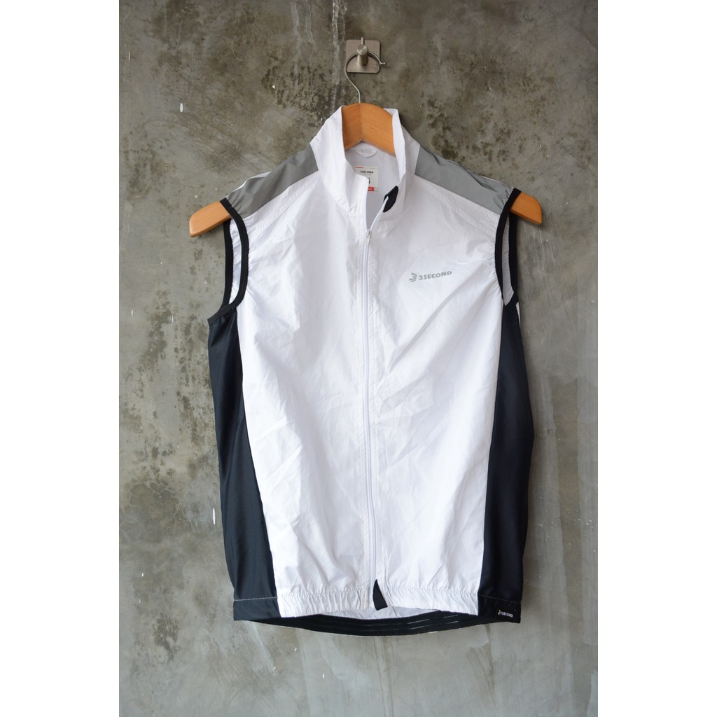 Jaket Rompi Pria 3second - Size M Putih