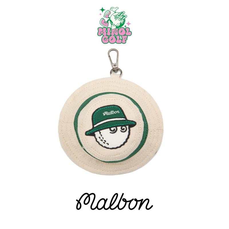 Malbon Golf Ball Bag in Beige