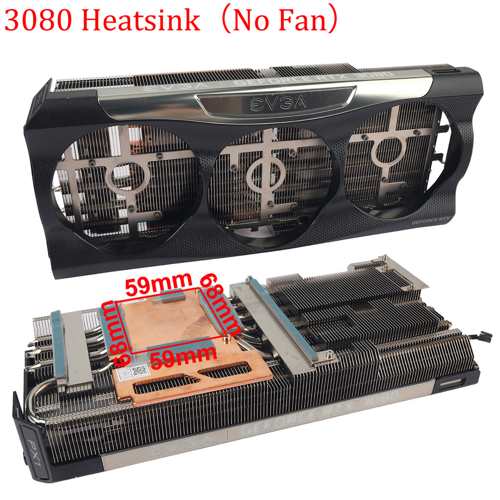 Video Card Heatisnk Without Fan For EVGA GeForce RTX 3070 3070Ti 3080 3080Ti 3090 3090Ti