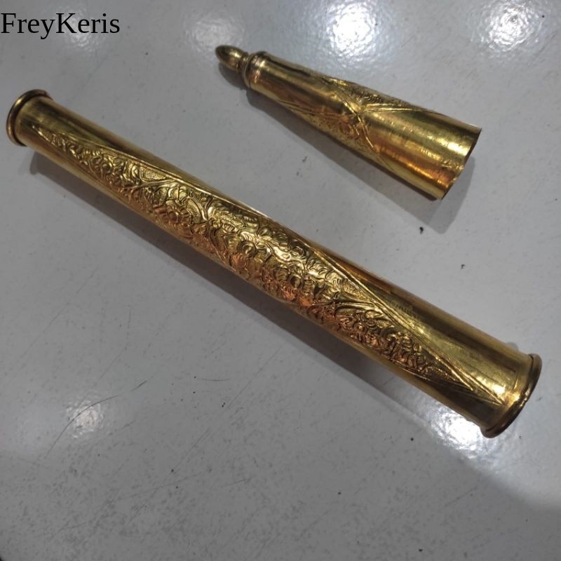 Tunjung Tombak Landeyan 1 Meter Bahan Full Kuningan Ukir Murah FR1