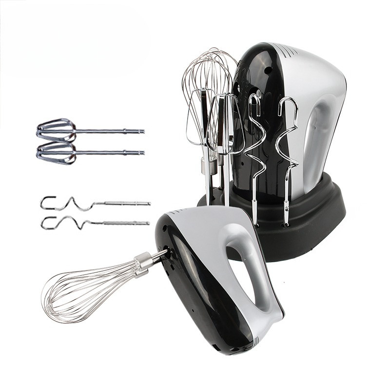JIQI Automatic Multifunction Household Electric Dough Mixer Handheld Eggs Beater Blender Whisk Whipp