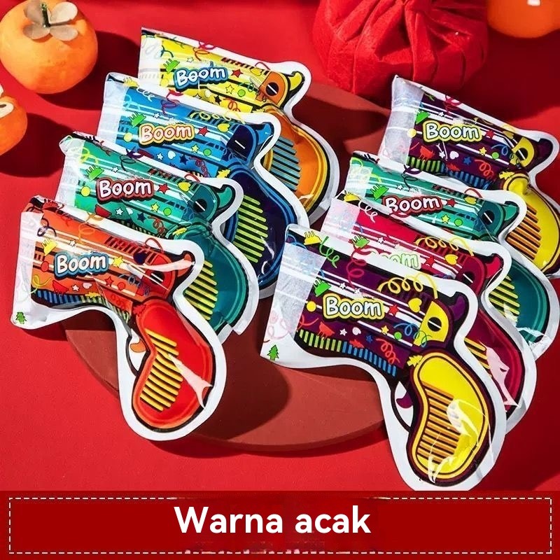 Pistol Kembang Api Genggam Otomatis Pistol Kembang Api Tiup Alat Pesta Tabung Kembang Api Pistol Atm