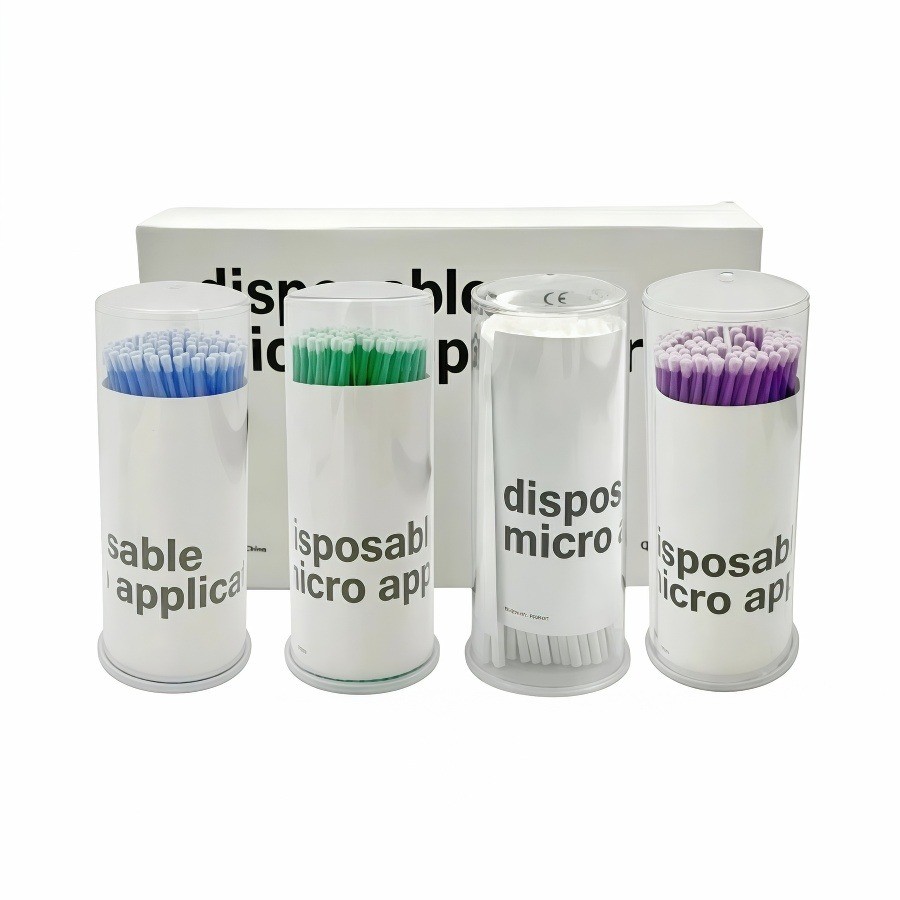 100Pcs Dental Coating Stick Dental sposable Microbrush Oral Dental Material