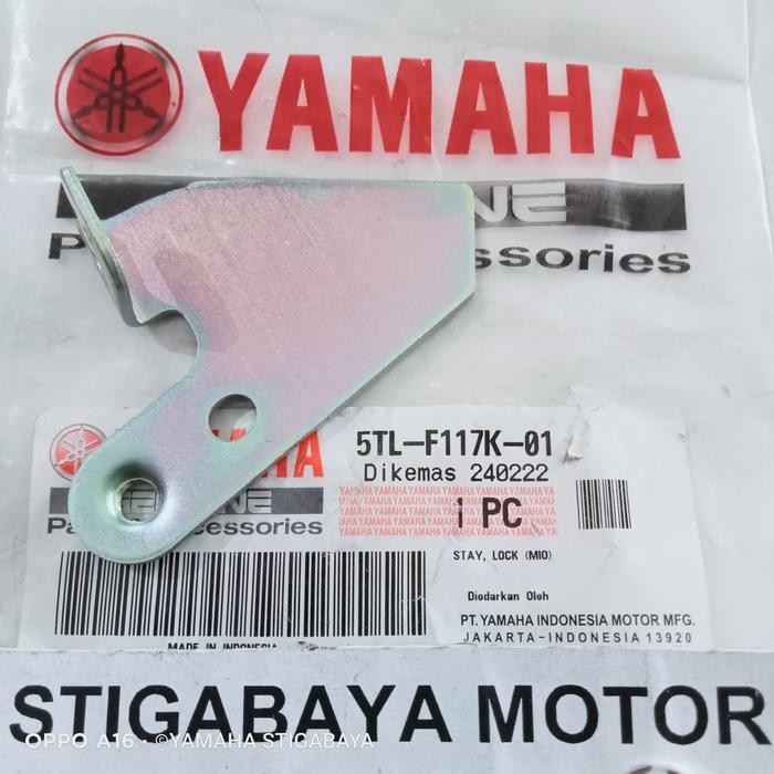 plat kunci jok belakang Mio sporty plat kunci jok Mio soul