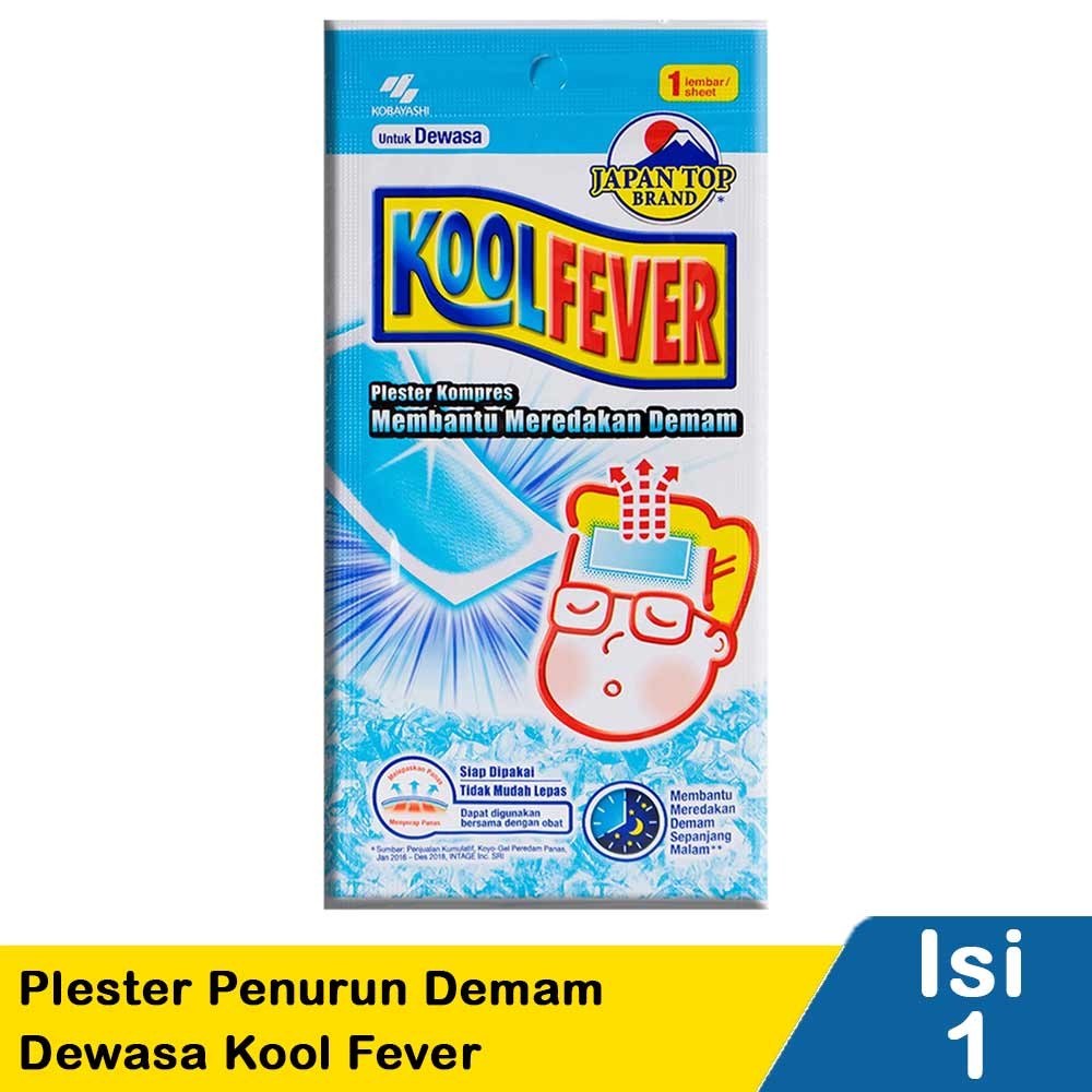 CAP LANG PLESTER PENURUN DEMAM DEWASA KOOL FEVER