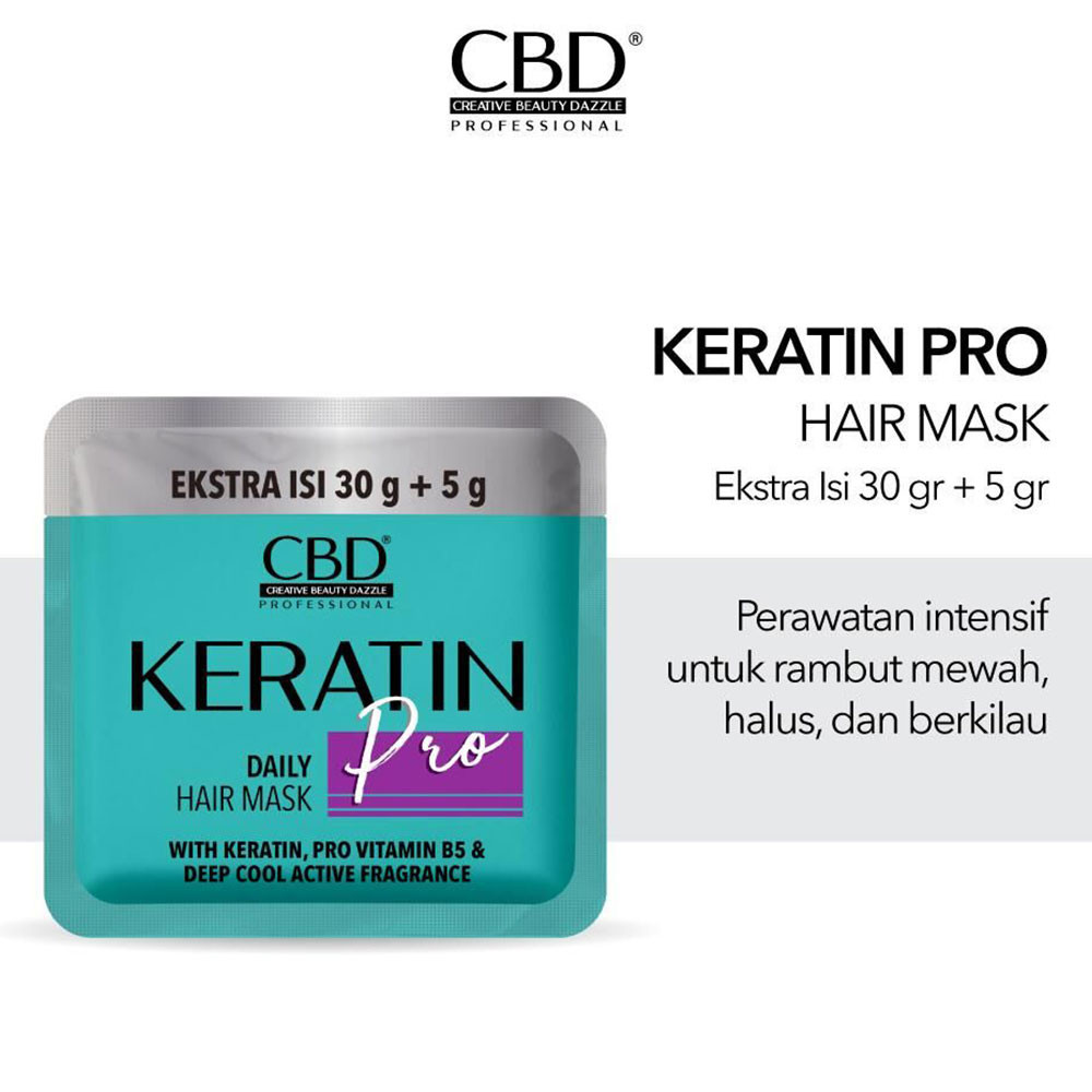 CBD KERATIN PRO DIALY HAIR MASK  30+5g