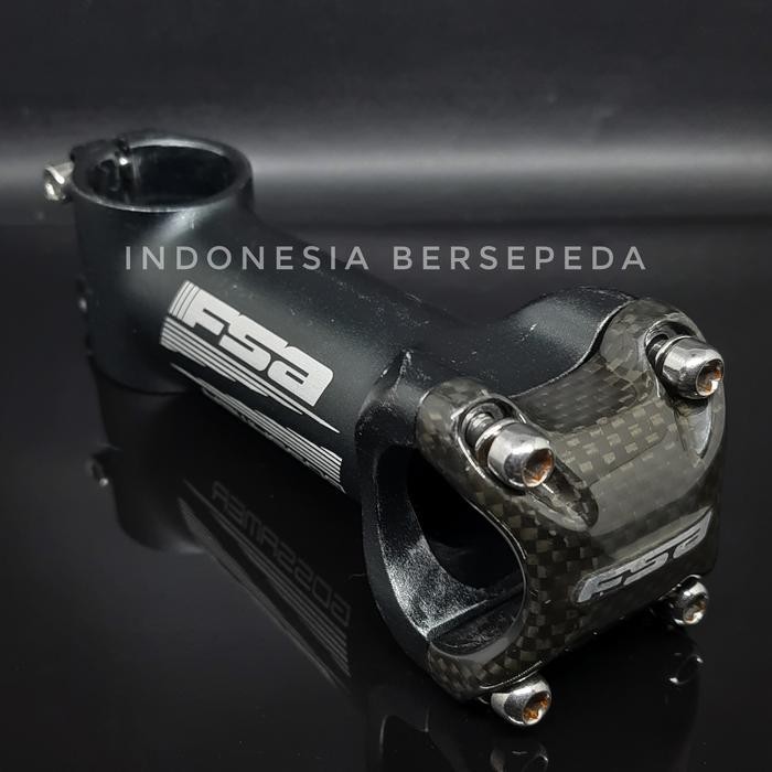 Stem FSA Gossamer 110mm Length 6 Degree Rise 31.8mm Clamp Face Plate Carbon - Stem Alloy FSA Gossame