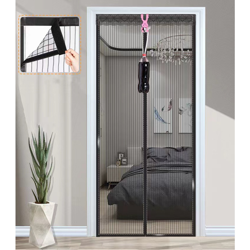 IKAL -   Tirai Pintu kamar / Tirai Magnet Anti Nyamuk Kawat Nyamuk / Tirai Magnet Elegan bahan plast