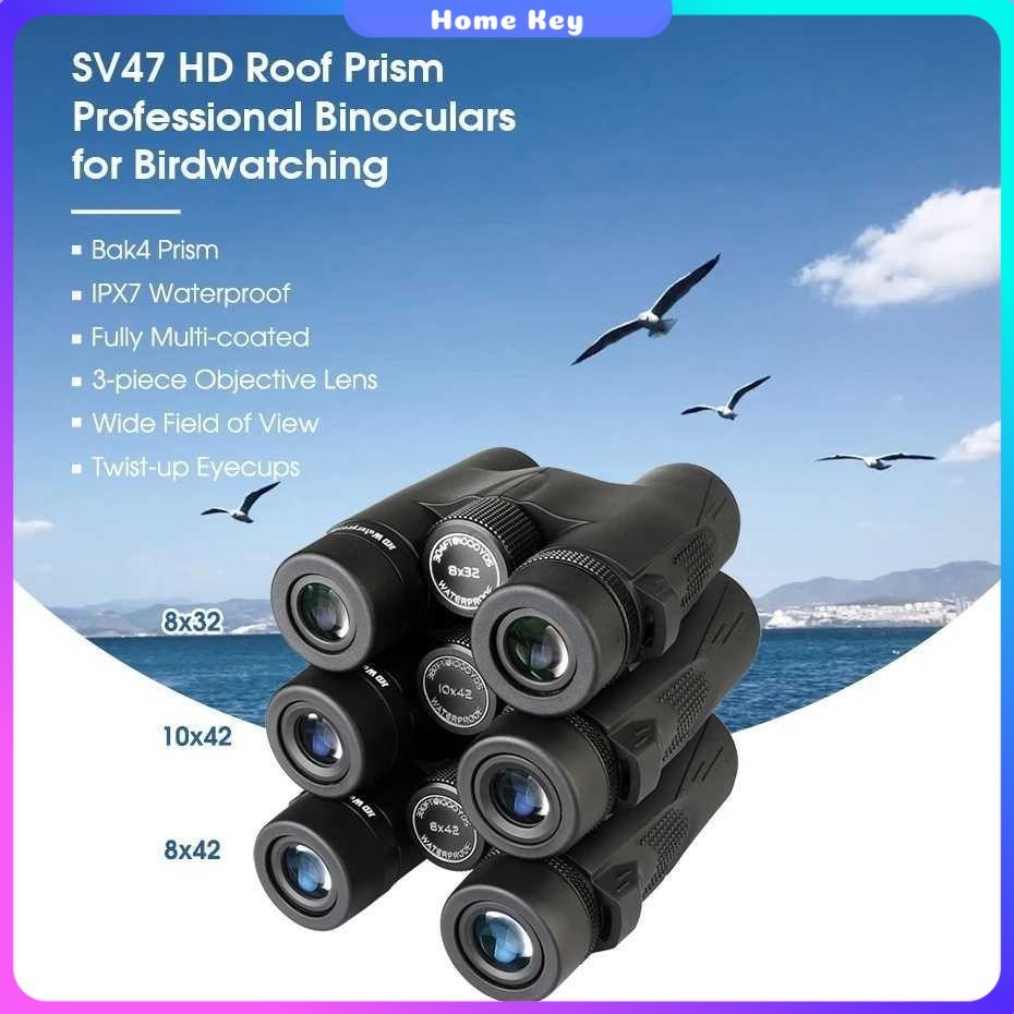 SVBONY Teropong Binocular HD BAK4 FMC Lens Birding Stargazing IPX7 - SV47