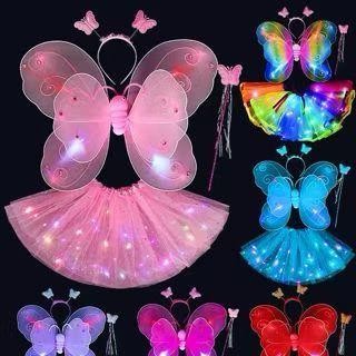 Sayap kupu kupu/Hadiah Tongkat Sihir Anak-anak/sayap peri anak perempuan/Dekorasi Punggung Sayap Kup