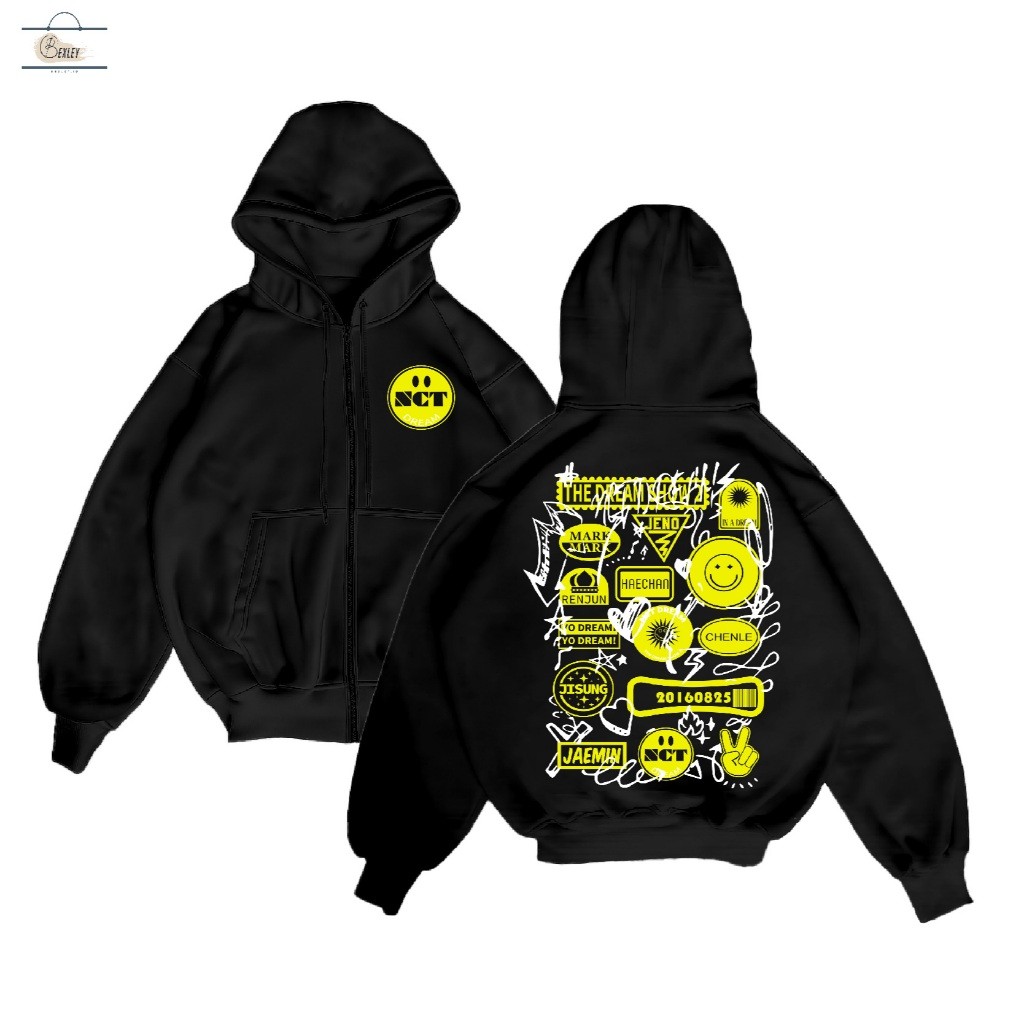 BEXLEY - Dream Nct Zipper Hoodie Jaket Hoodie Zipper Size M-XXL Unisex [ Pria & Wanita ]