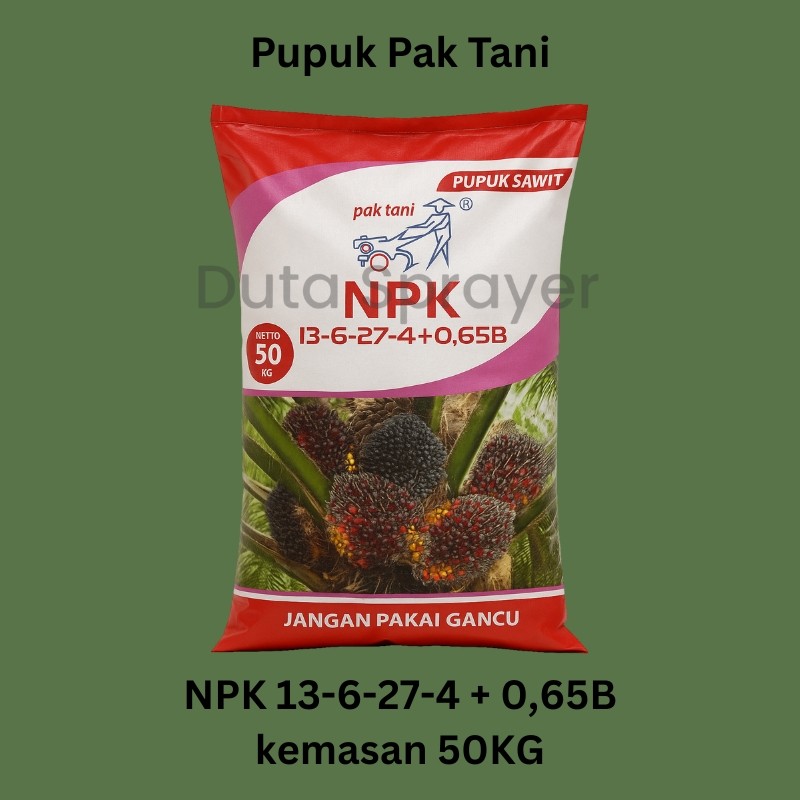 NPK 13-6-27-4 +0,65B Pak Tani 50 kg