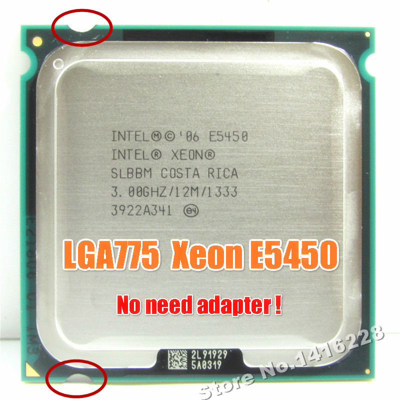 Intel Xeon E5450 Processor 3.0GHz works on lga 775 motherboard