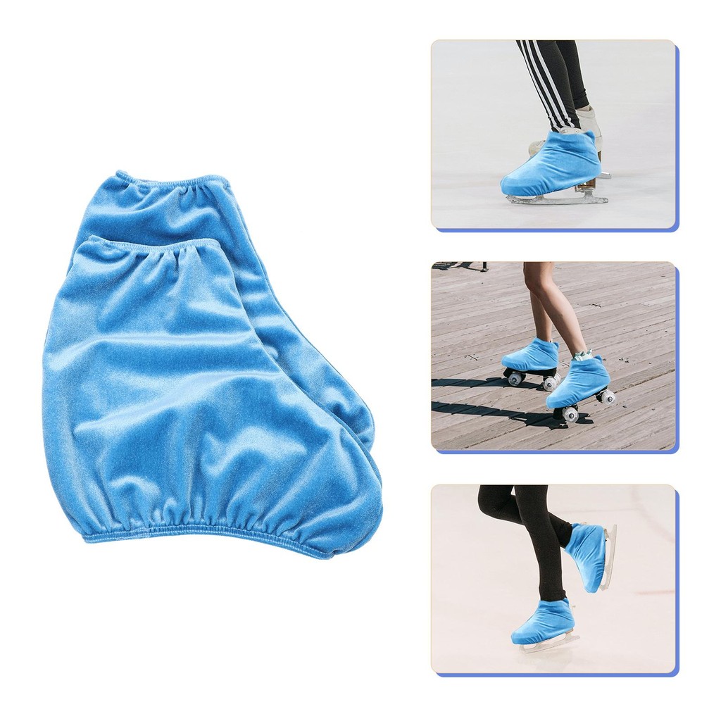 1 Pair Of Figure Skating Shoes Covers Figure Boot Shoe Soakers Skating For Ice Shoes Kids Skates Rol
