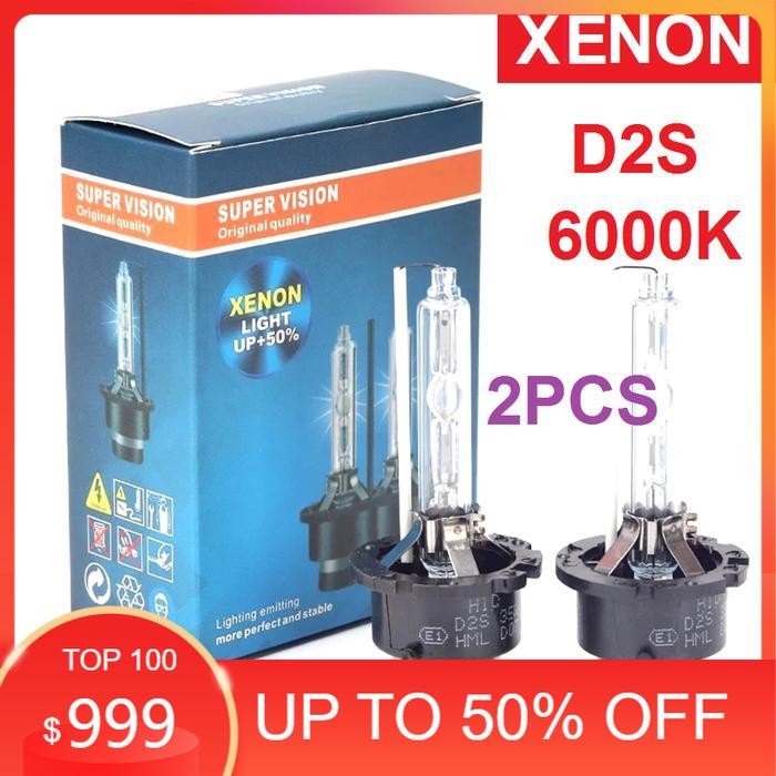 Temukan HID Bohlam Bulb Xenon D2S Super Vision 35W Terang Lampu Utama Headlamp Headlight HID Mobil P