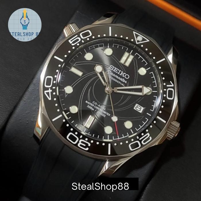 Seiko Seamaster Black Bond 007 Dial Co Axial NH35 Automatic