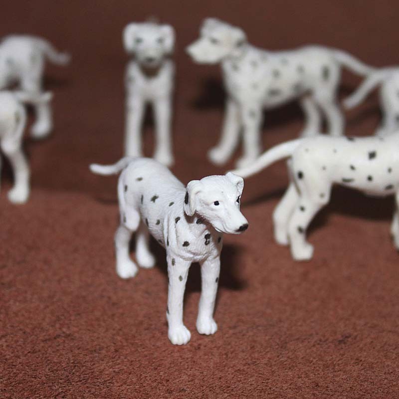 Small Animal Pet Dog Model Labrador Golden Retriever Dalmatian ngo Fairy Garden Miniatures Decor Act