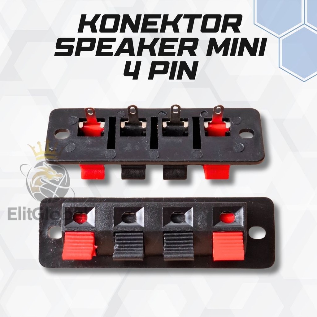 Konektor Speaker Mini 4 Pin – Terminal Audio Kecil