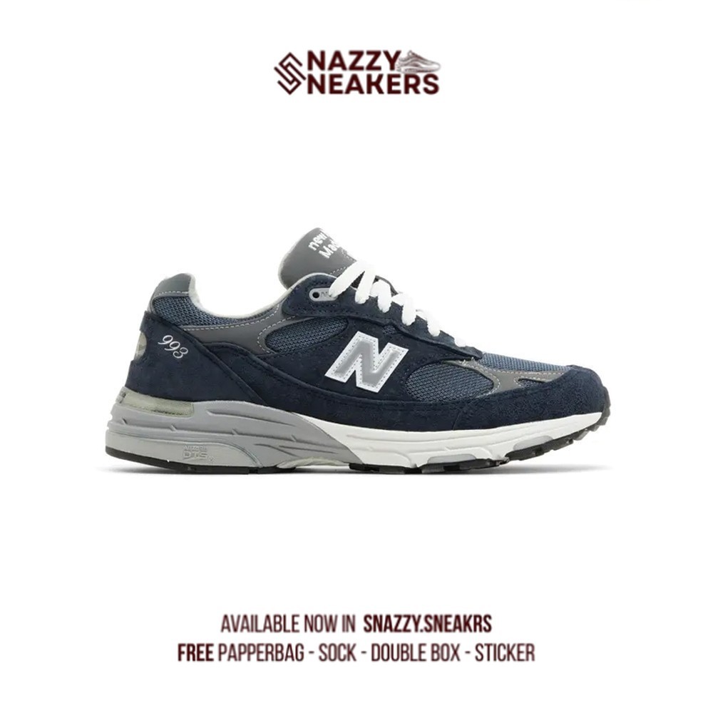 Sepatu New Balance 992 Navy Sneakers Original unisex