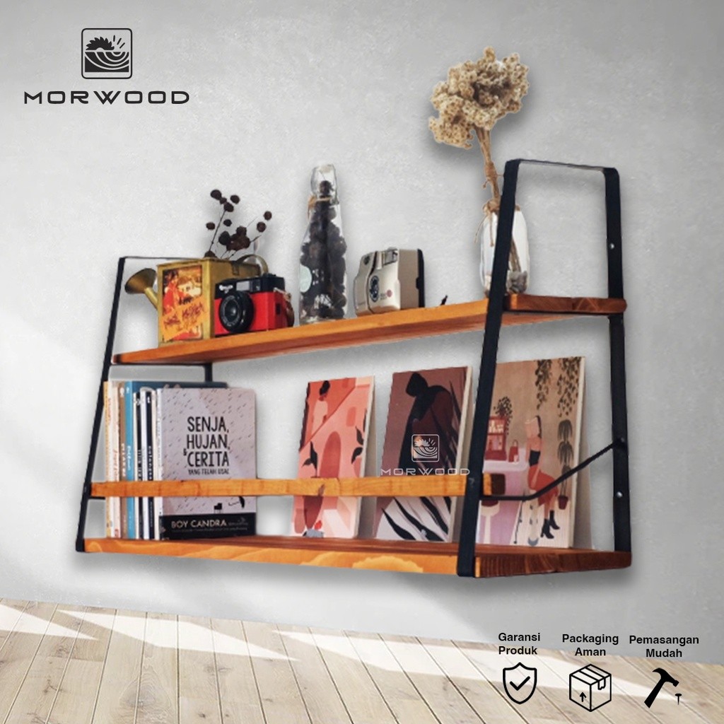 Rak buku tempat buku minimalis / tempat buku anak / Rak buku dinding / rak serbaguna