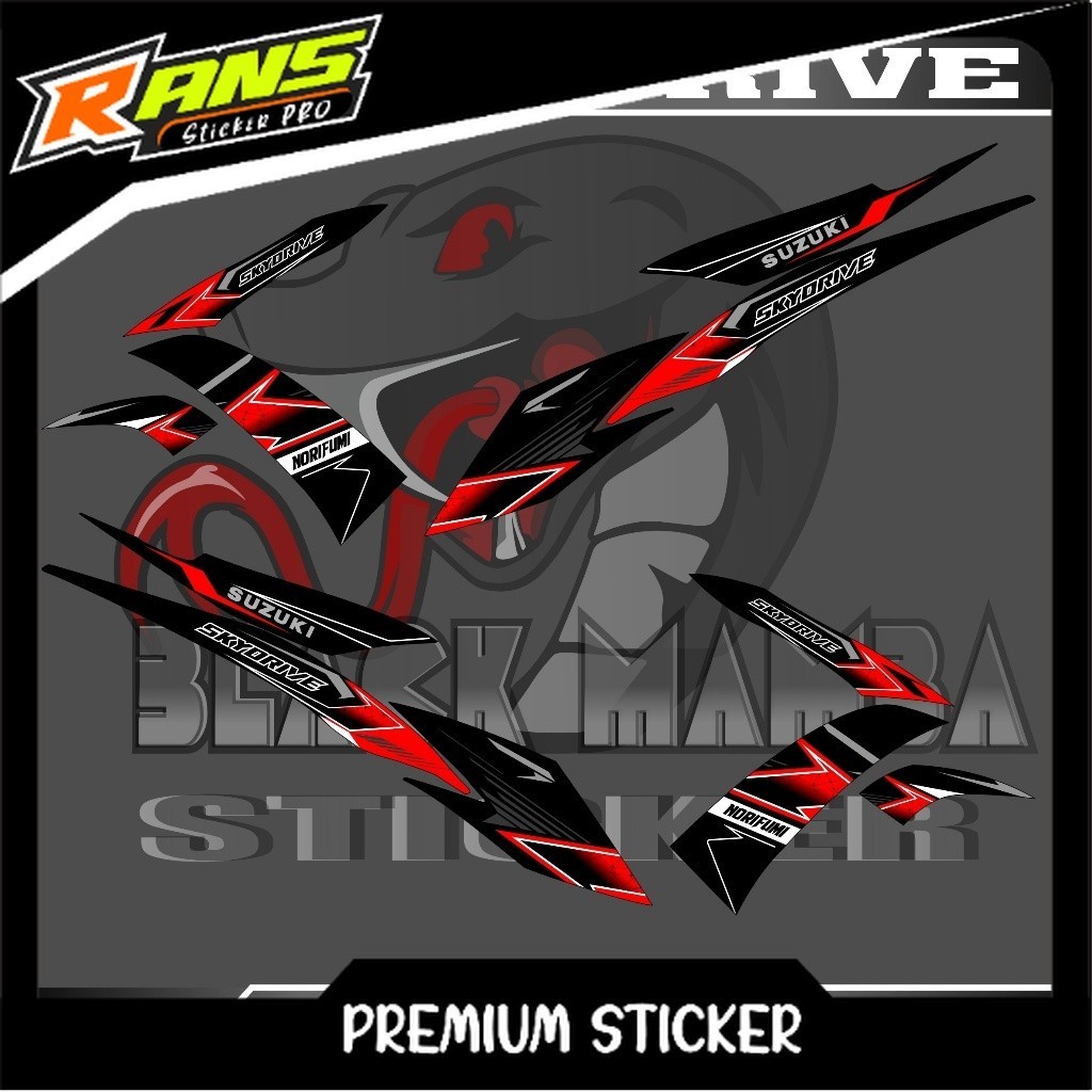 Striping SKYDRIVE sticker list variasi STICKER SKYDRIVE CODE 07