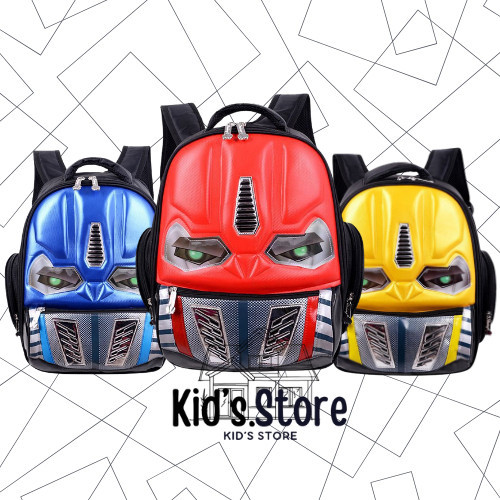 bestie kid's Kid's Store Tas Ransel Anak Robot Led Nyala
