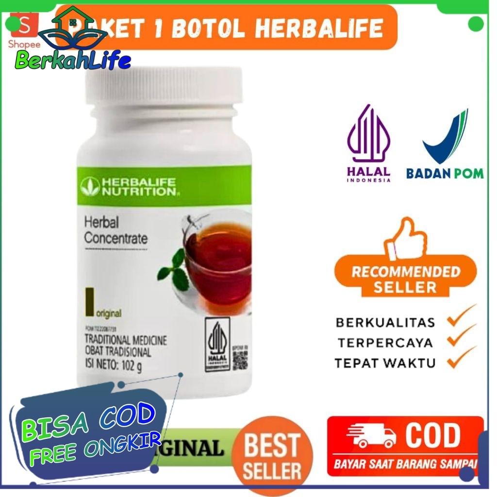 herbalife original 100%paket langsing cepat Herbalife Tea CONCENTRATE Pelangsing Tubuh (100% Herbal)