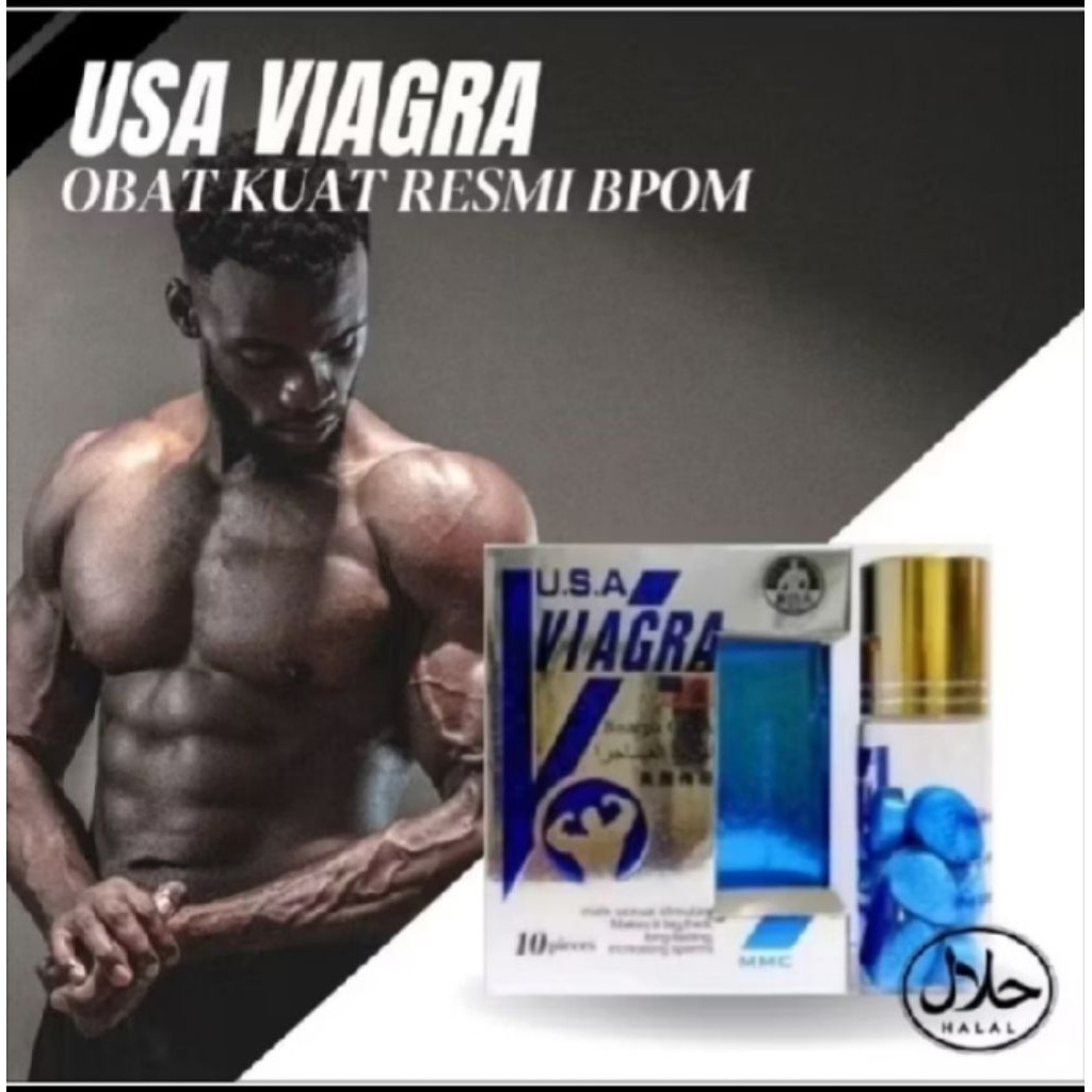 VIAGRA MMC ORIGINAL PIL BIRU ASLI IMPORT USA OBAT KUAT PRIA DEWASA TAHAN LAMA