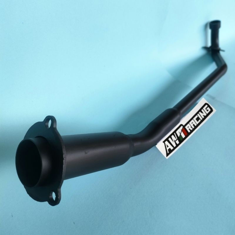 Leher knalpot supra x 125 Batman / Sambungan leher knalpot standar Supra X 125 batman