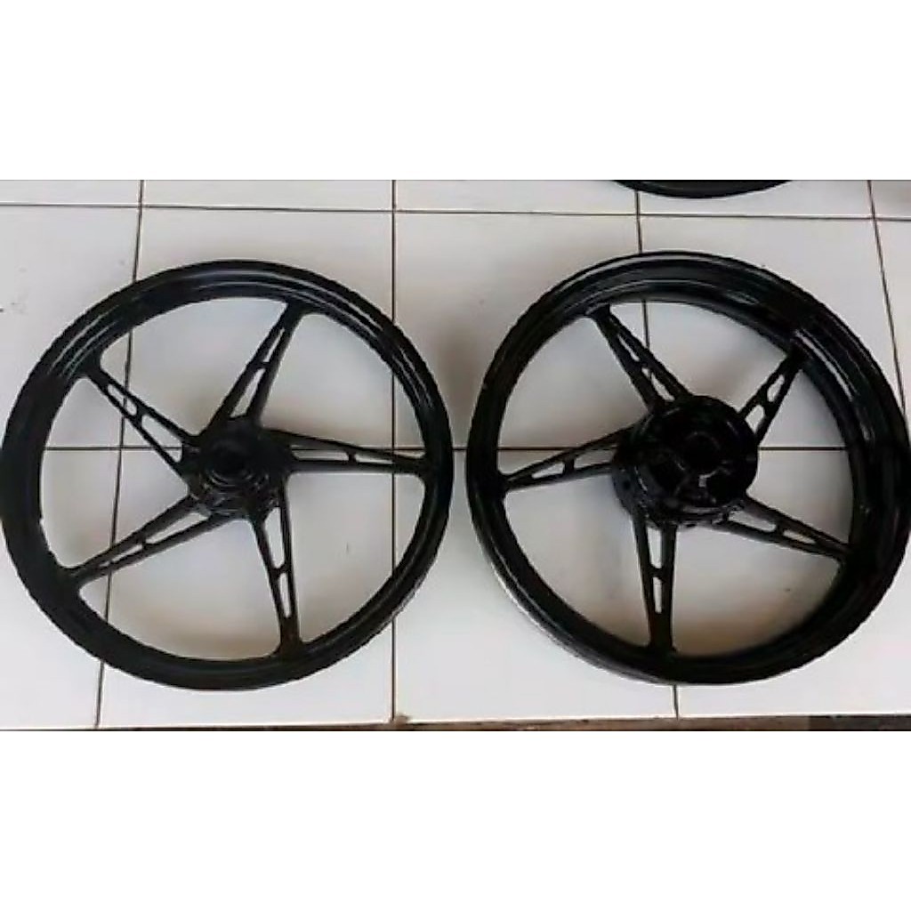 PELK VELG DEPAN BELAKANG ORIGINAL YAMAHA JUPITER MX NEW DOUBLE DISK