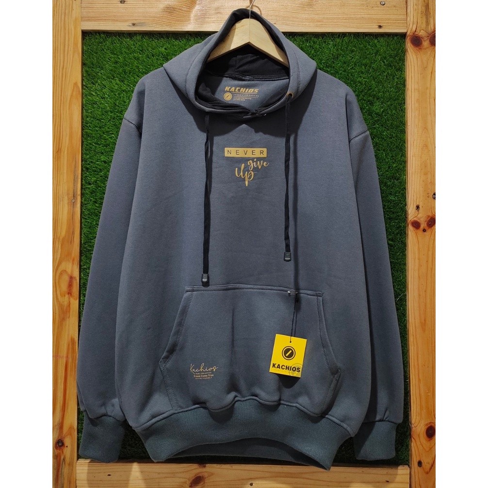 (Syar'i marketshop) Hoodie Premium Sweater Hoodie Pria Distro Kachios Bruno Mars Abu Original Tebal 