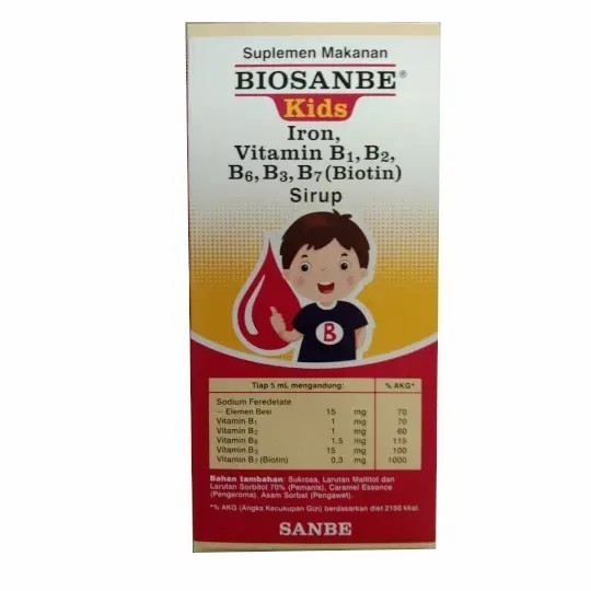 BIOSANBE KIDS SIRUP 120 ML VITAMIN