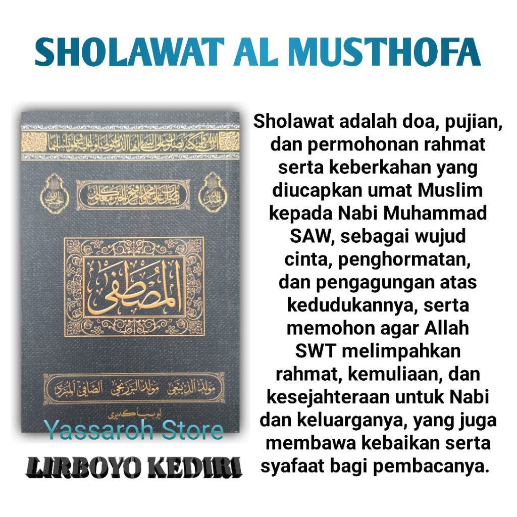 Yassirlana buku sholawat Sholawat Al Musthofa lirboyo kediri Lirboyo Kediri