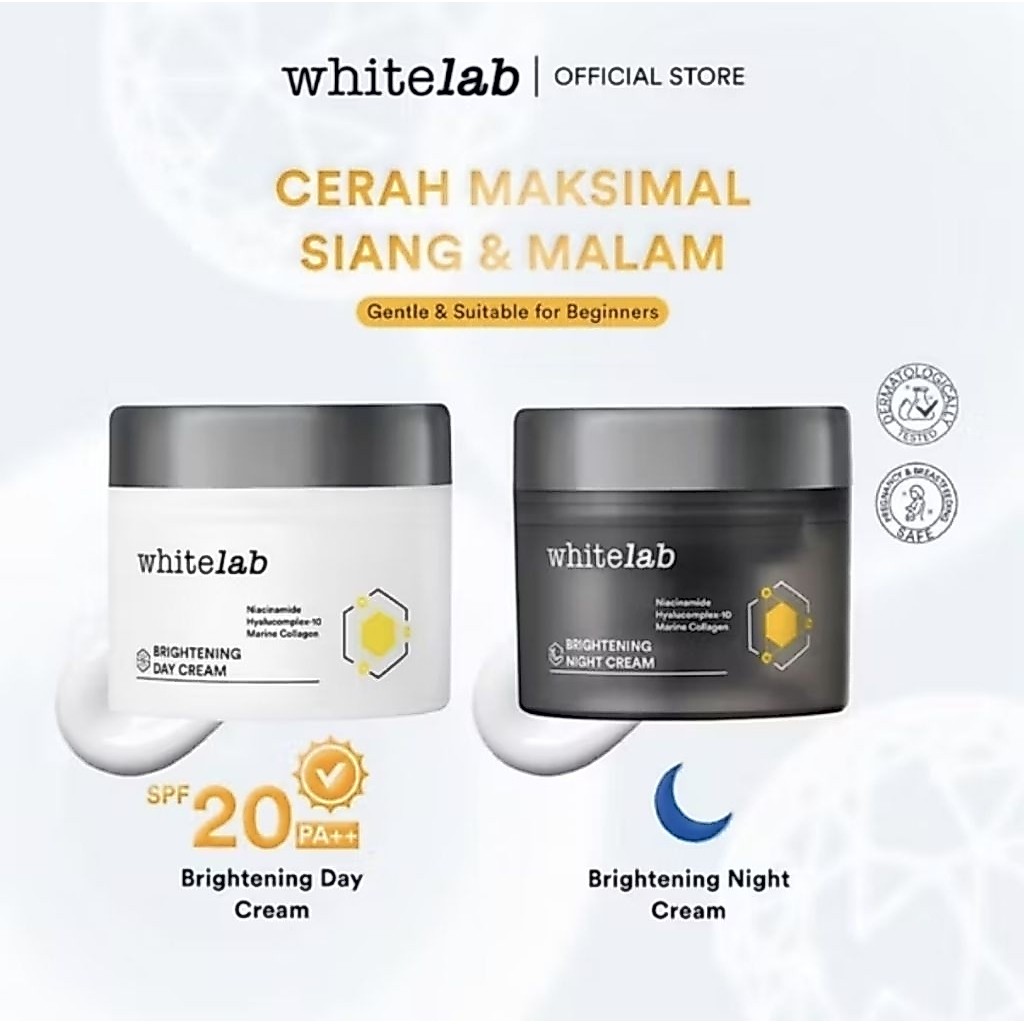 Whitelab Brightening Day Cream & Night Cream